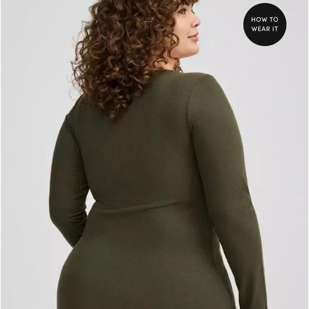 Super Soft Ribbed Sweetheart Top - Picture 2 of 6